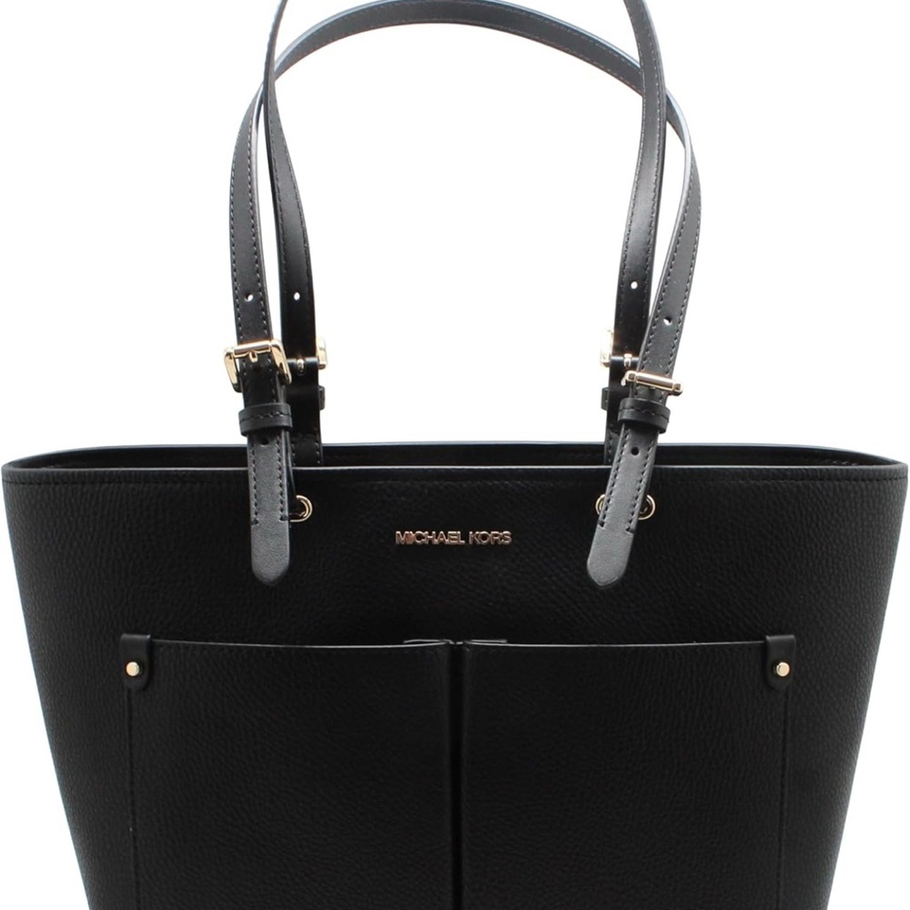 MK Jet Set Travel MD DBL Pocket Tote Bag - Picture 3 of 9